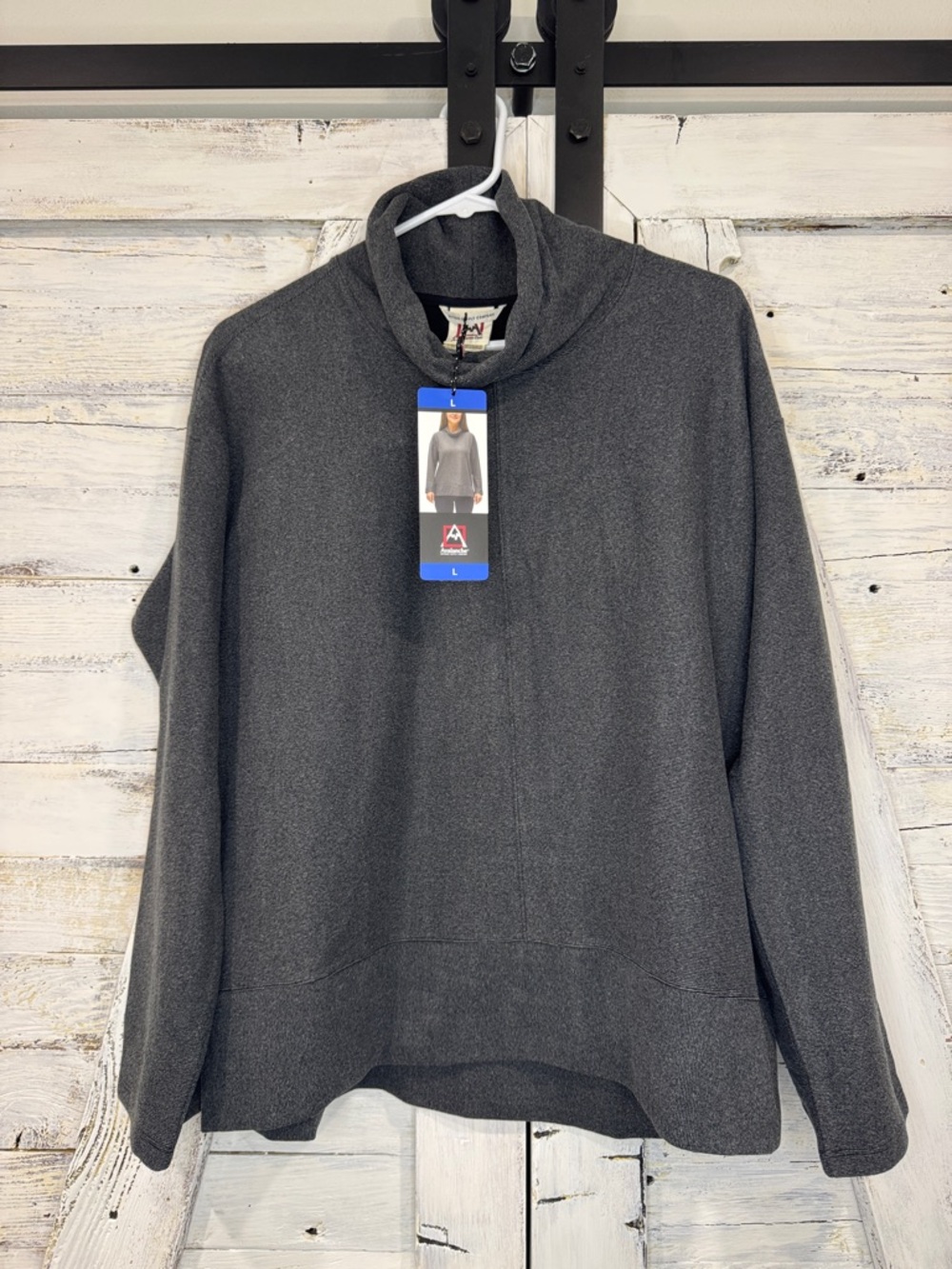 Avalanche Women’s Dark Gray Funnel Neck Sweatshirt